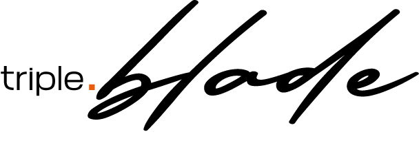 2022 Logotipo triple blade
